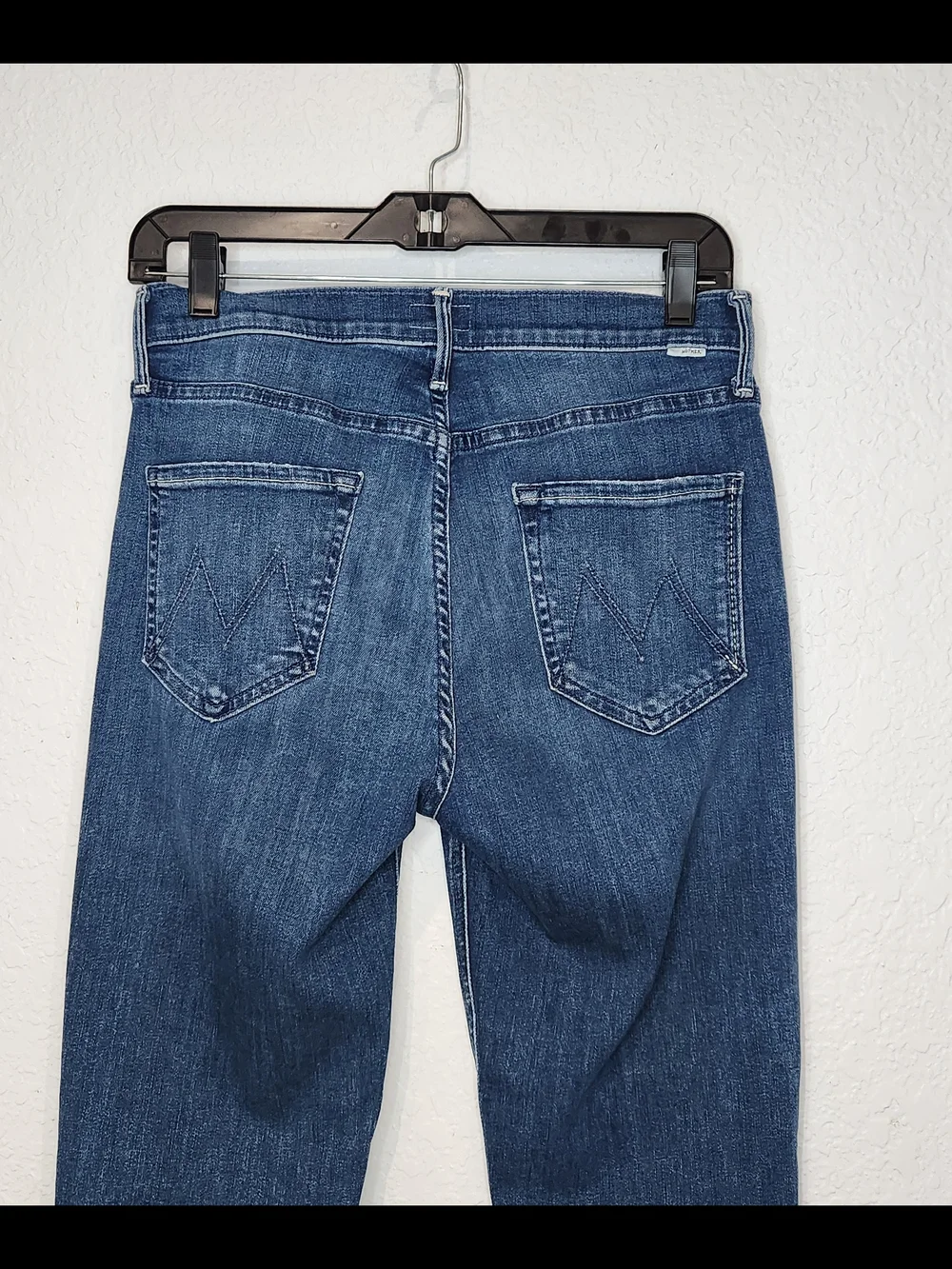 MOTHER Dazzler  Wome's Medium Blue Slim Straight Jeans
